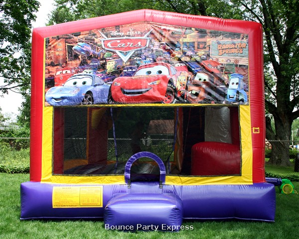 Image of Cars Combo Bounce House Rental