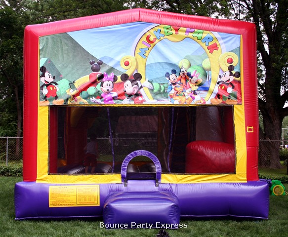 Image of Mickey Mouse & Friends Combo Bounce House Rental